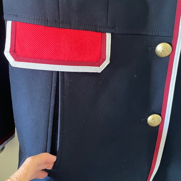 Talbots Trench Coat ASHLEY TWILL TAILORED COAT nautical size 16 New with tag - Picture 7 of 9